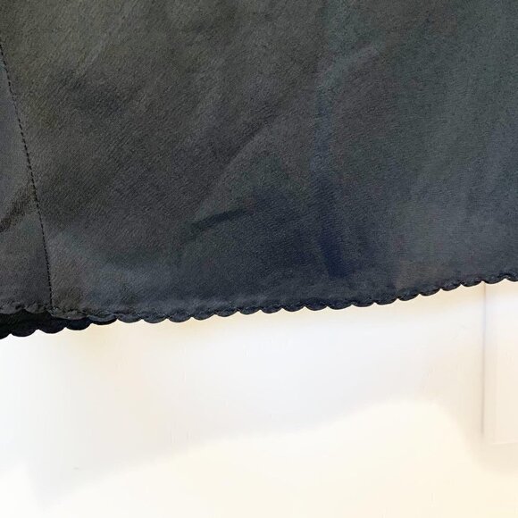 🌷SALE Vintage Union Made Wonder Maid Slip Dress Nightgown Black Size Small - Picture 13 of 16
